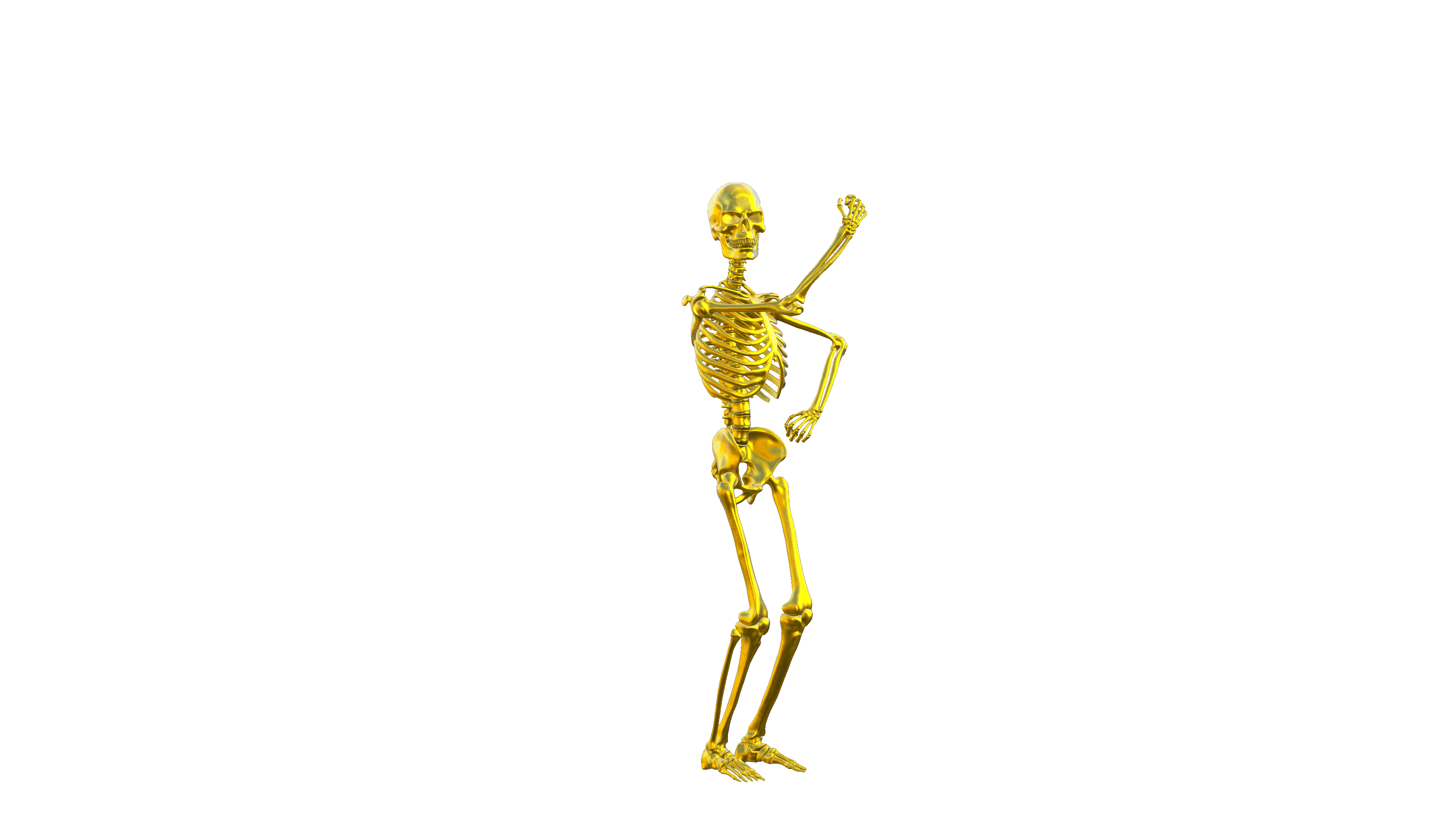 Dancing skeleton